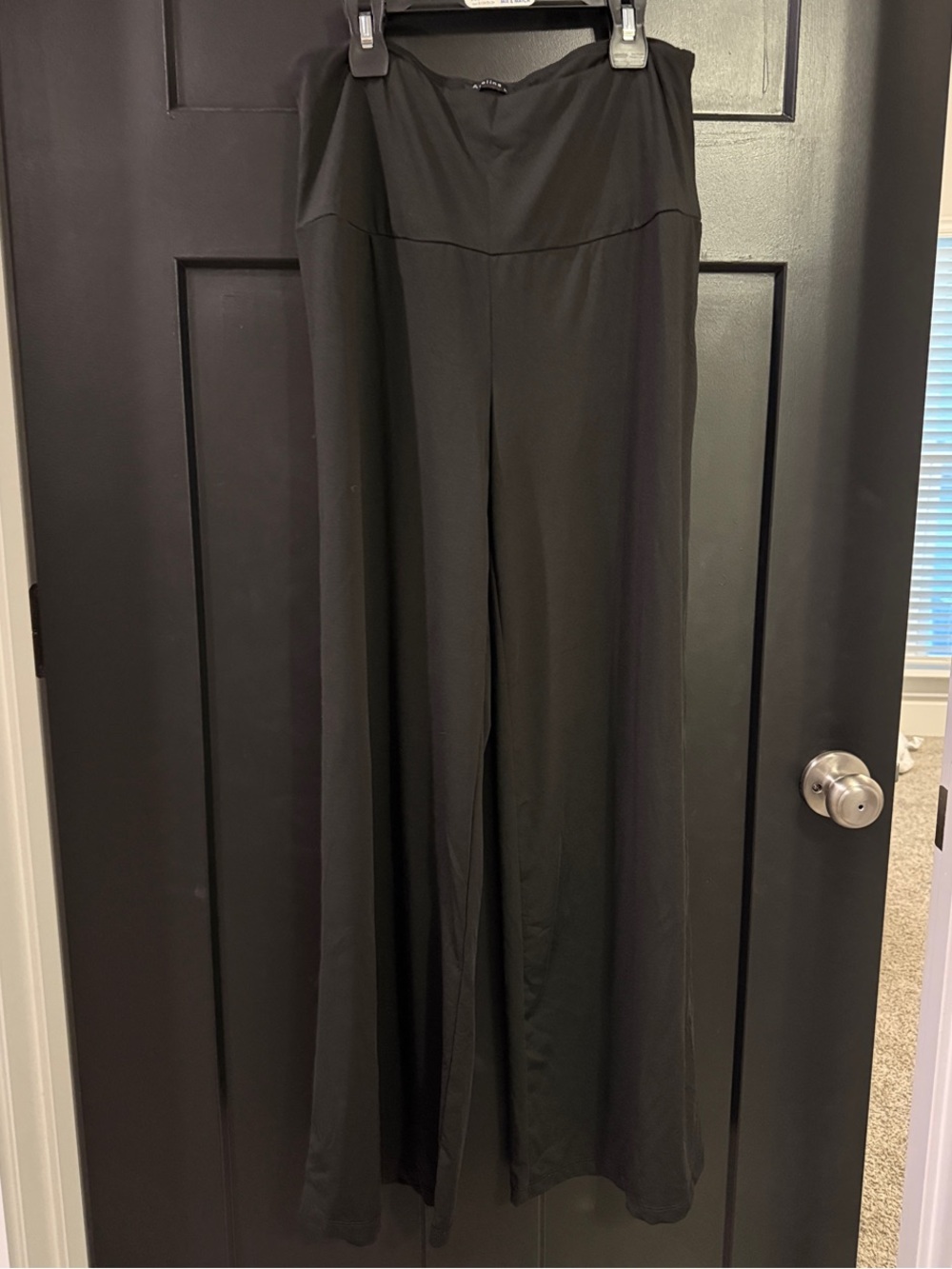 Wide Leg Black Women's Pants